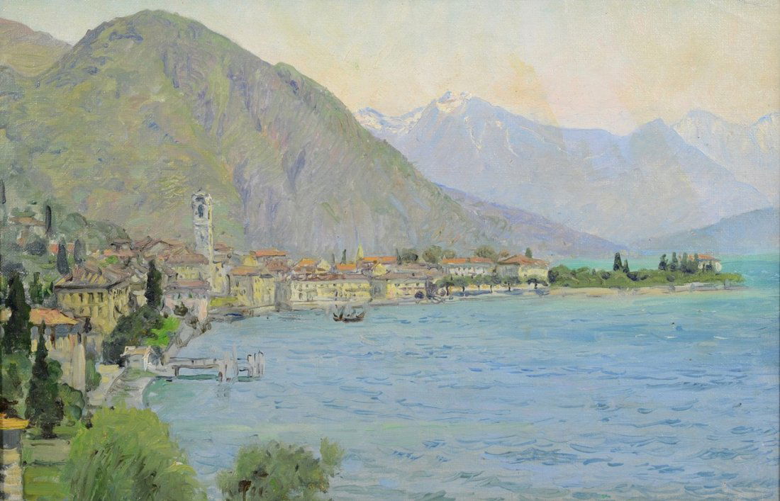 Anna Richards Brewster (American, 1870-1952), oil on (1 of 8)