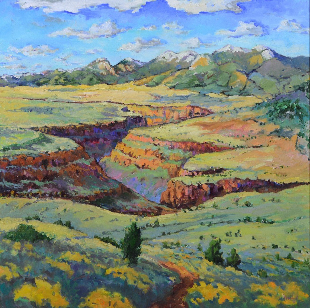 Pat Woodall (American, NM, 20th Century), oil on (1 of 3)