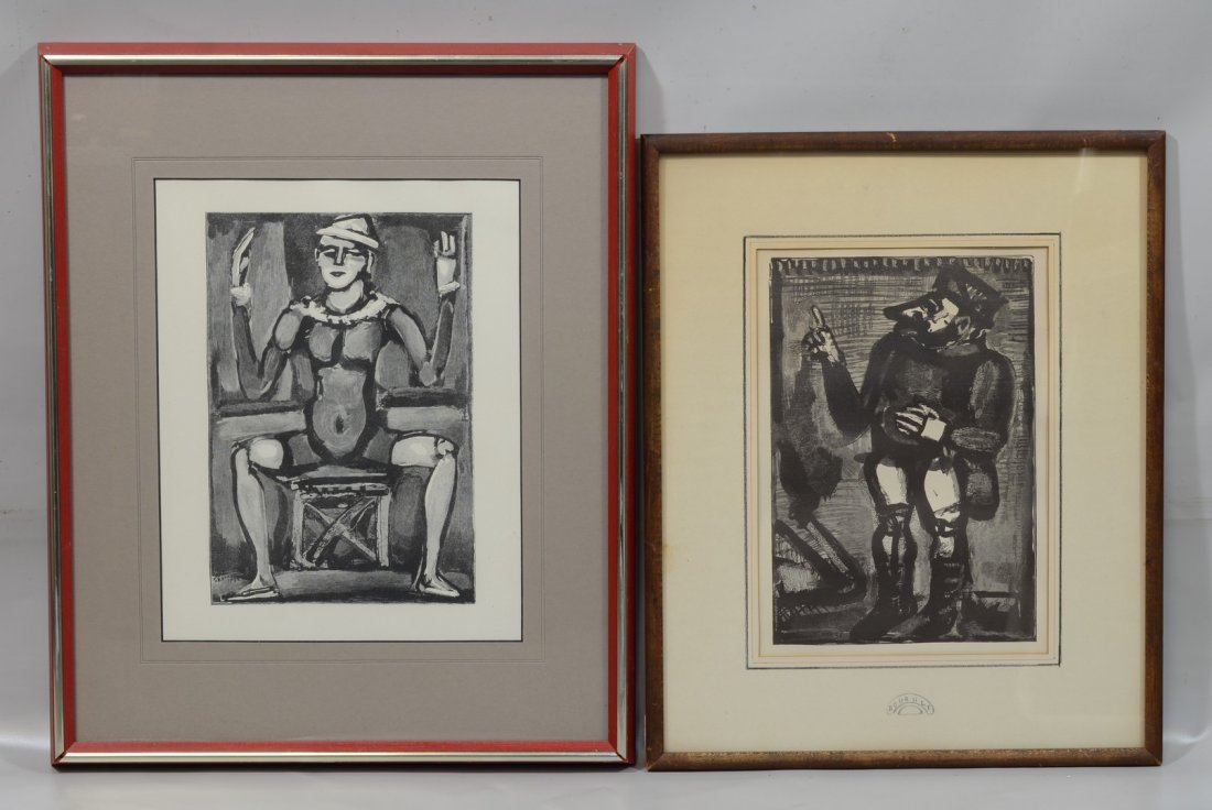 (2) Georges Rouault (French, 1878-1951), woodcut: (1 of 1)