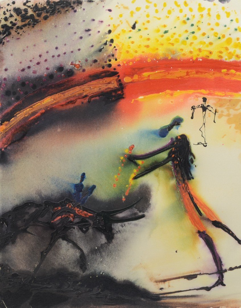 Salvador Dali (Spanish, 1904-1989), color lithograph (1 of 3)