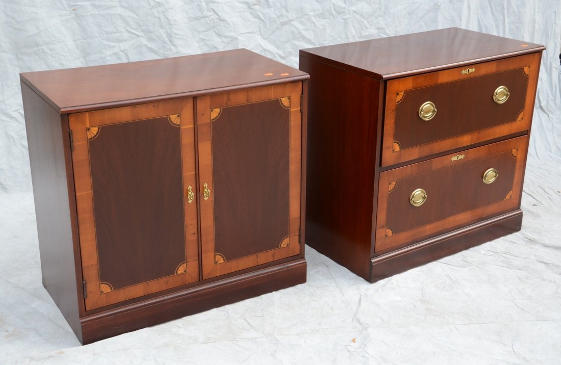 Two pieces of Hekman furniture to include a 2-door (1 of 2)