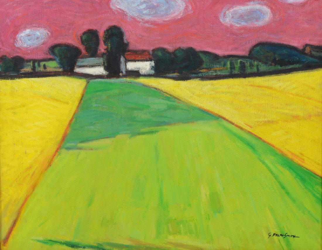 G Ralph Smith (American, PA, 1907-2007), oil on (1 of 2)