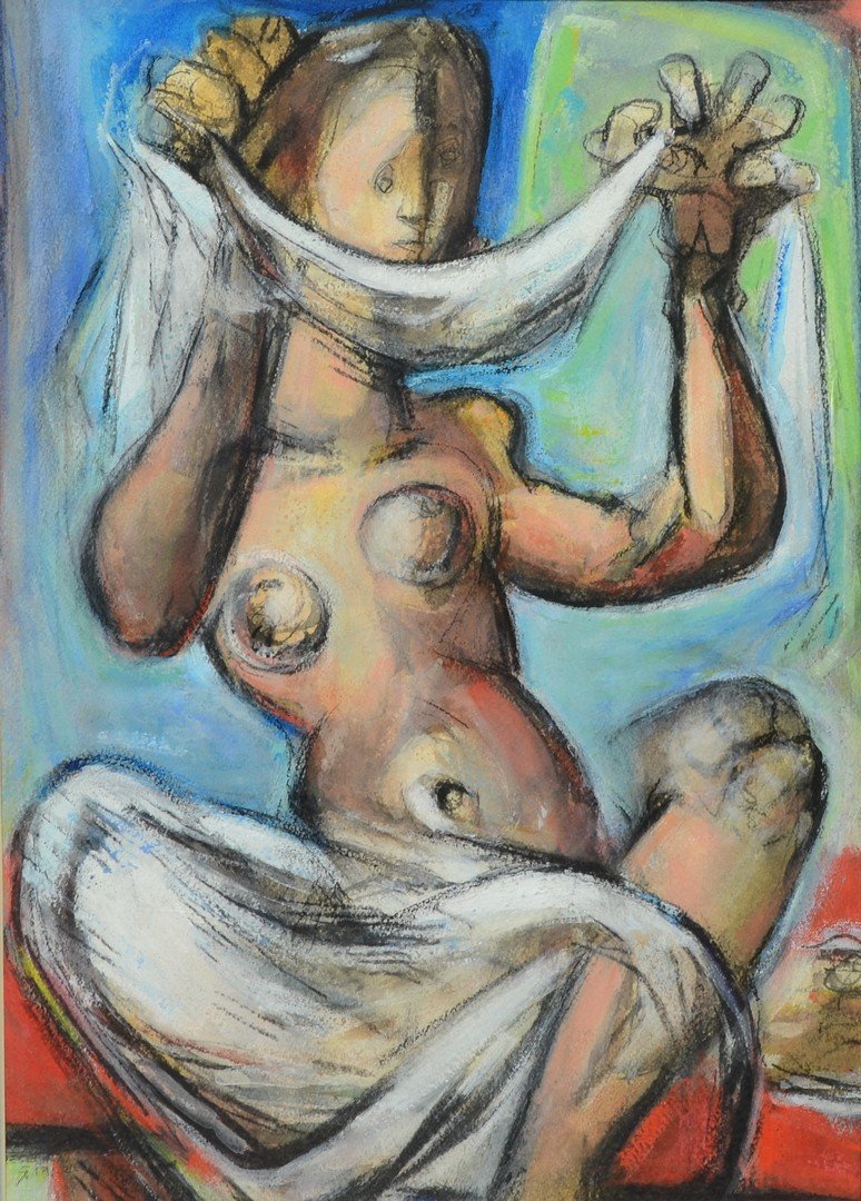 G Ralph Smith (American, PA, 1907-2007),watercolor, (1 of 2)