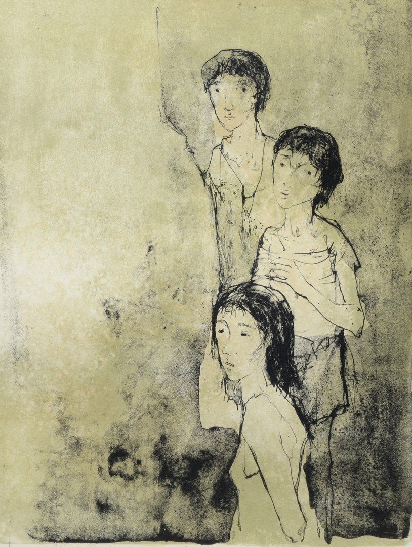 Jean Jansem (French/American, 1920-2013), lithograph, (1 of 3)