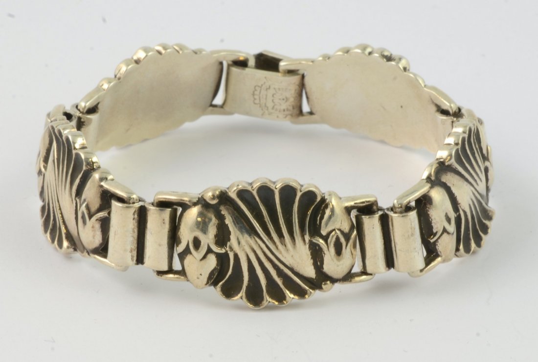 Walter Meyer for Georg Jensen USA sterling silver panel (1 of 5)