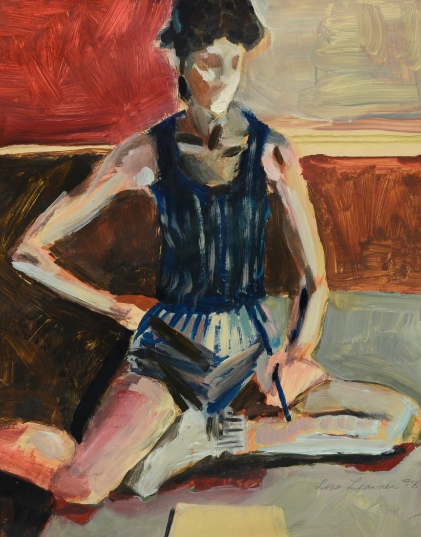 Lisa Learner (American, PA, 20th Century), oil on (1 of 3)