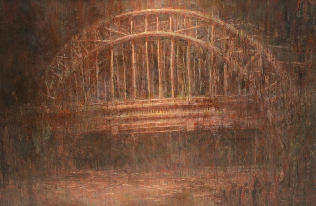 Norman Leto (born Lukasz Banach, Polish, b 1980), oil (1 of 3)