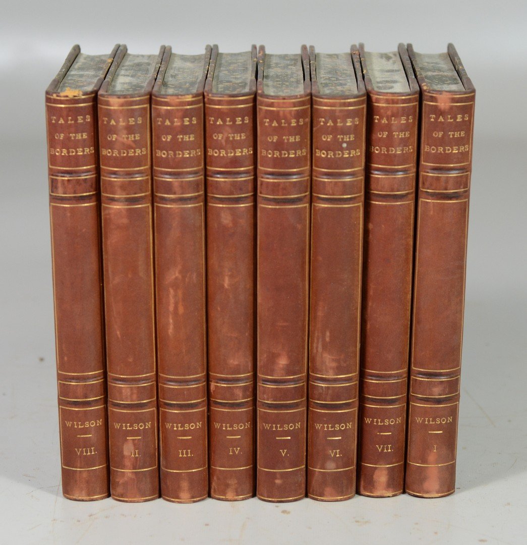 Wilson, James, Tales of the Border, New York, no date,: Wilson, James, Tales of the Border, New York, no date, 8 volumes, 3/4 morocco, books