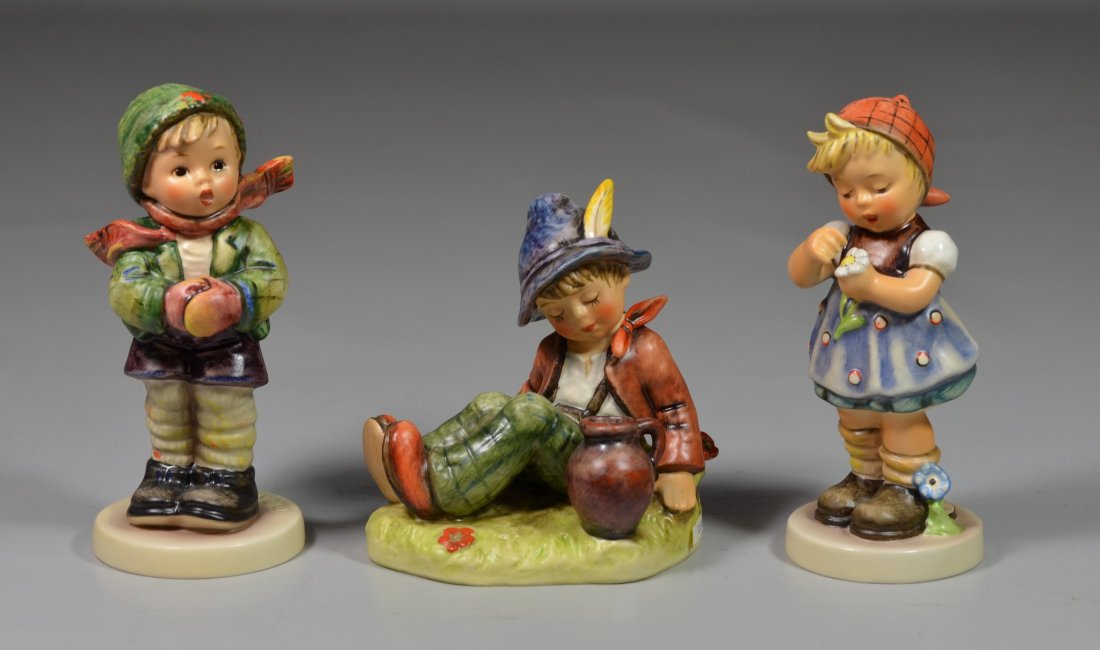 (3) Goebel Collectors Club Hummel Figurines, Coffee