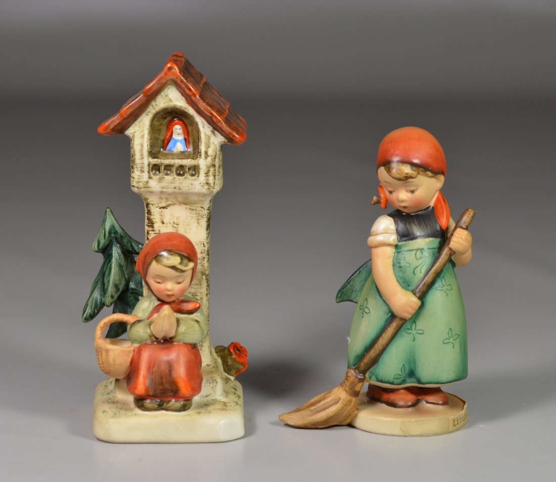 (2) Goebel Hummel Figurines, Little Sweeper 171 (1 of 2)