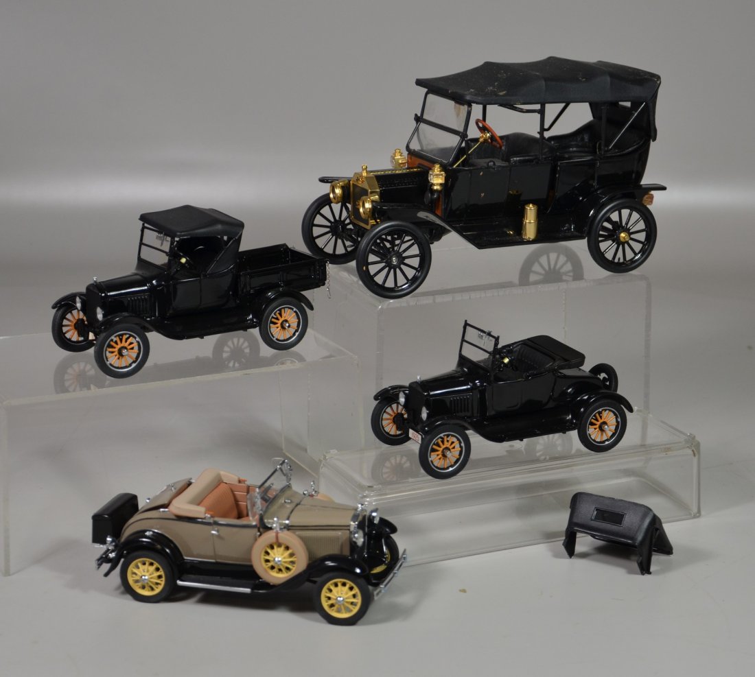 (4) Ford scale model cars, Franklin Mint 1913 Model T, (1 of 1)