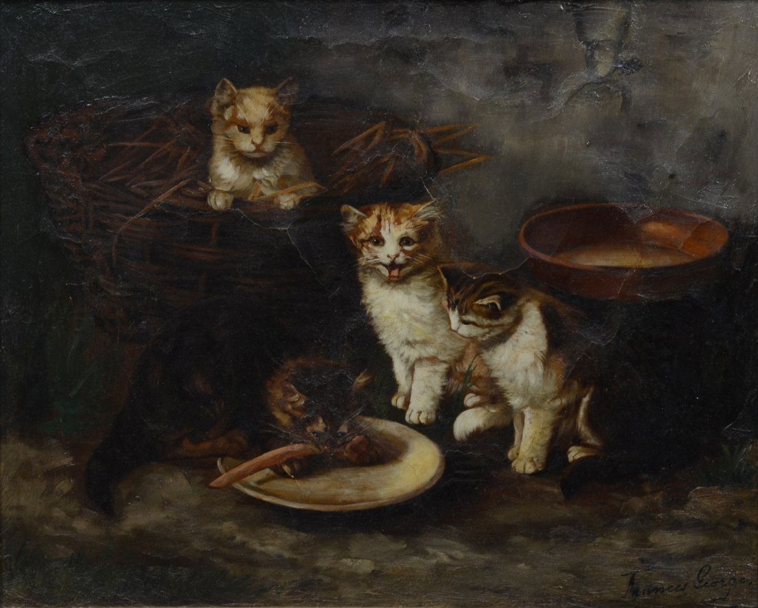 Frances George (American, 20th Century), oil on canvas, (1 of 4)