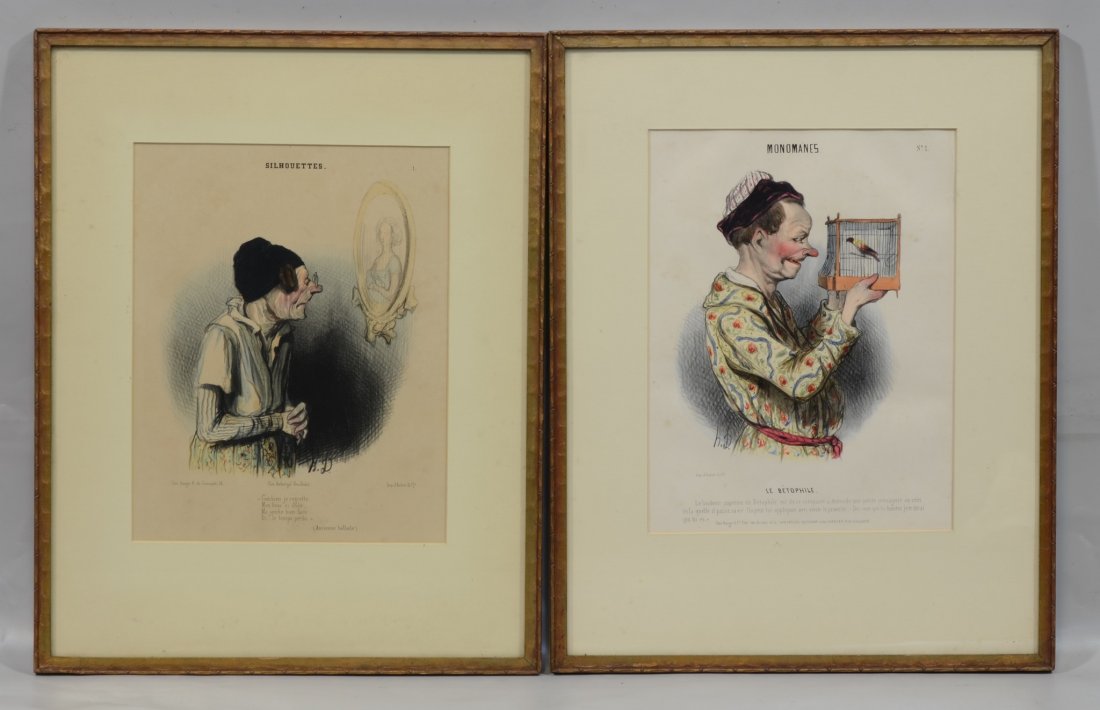 Pair of Honoré Daumier (French, 1808-1879), lithographs (1 of 1)