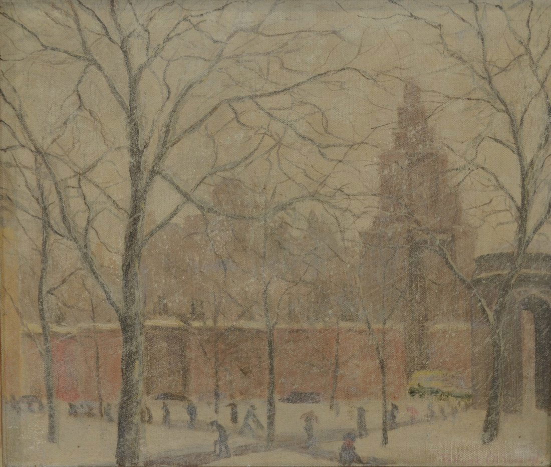 Ragnar Olson (American, 1884-1949), oil on canvas, (1 of 4)