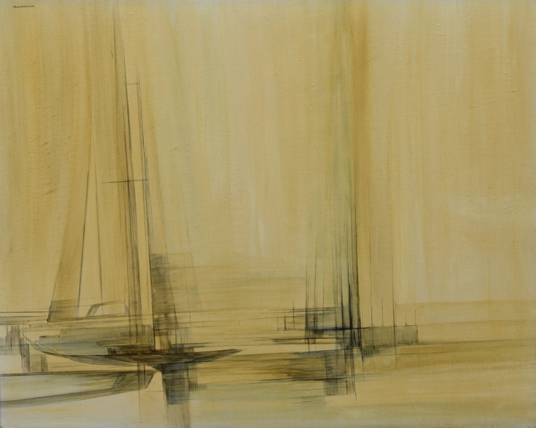 John R McDaniel (American, NY, 20th Century), Abstract (1 of 4)