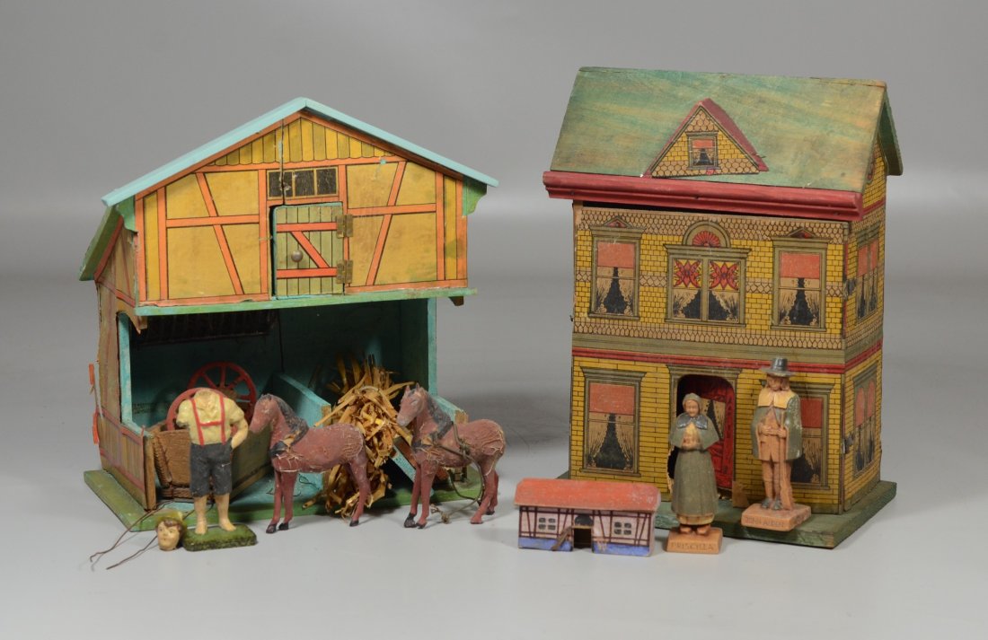 Bliss paper lithograph on wood farmhouse and barn (1 of 9)