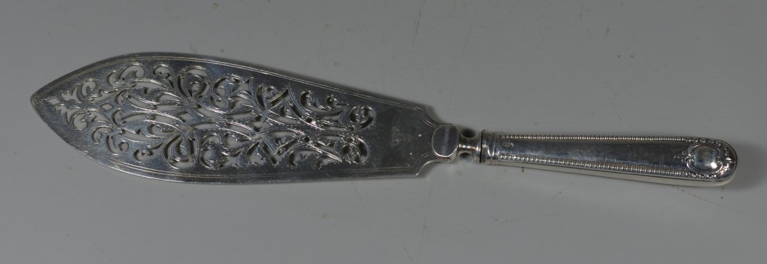 English sterling silver fish slice with engraved and (1 of 3)