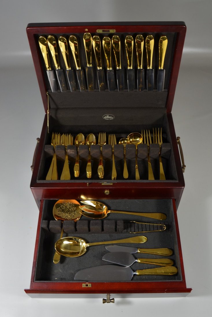 Set of 59 Pieces of Tiffany & Co "Salem, Vermeil" (1 of 1)