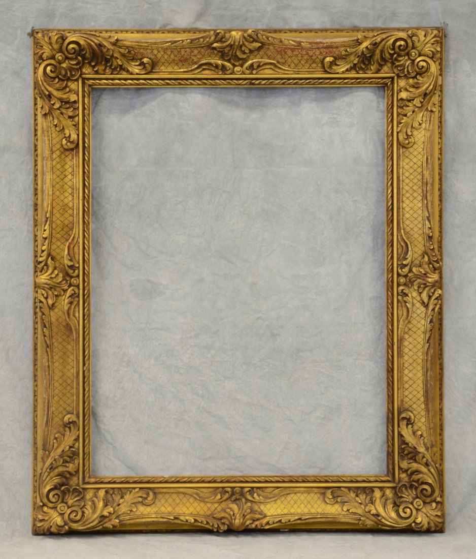 Monumental Antique Gilt Wood Frame