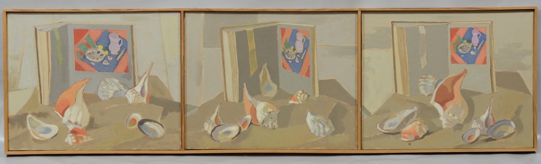 Milo Kendall Winter Jr (1913-2002), oil on canvas, (1 of 2)