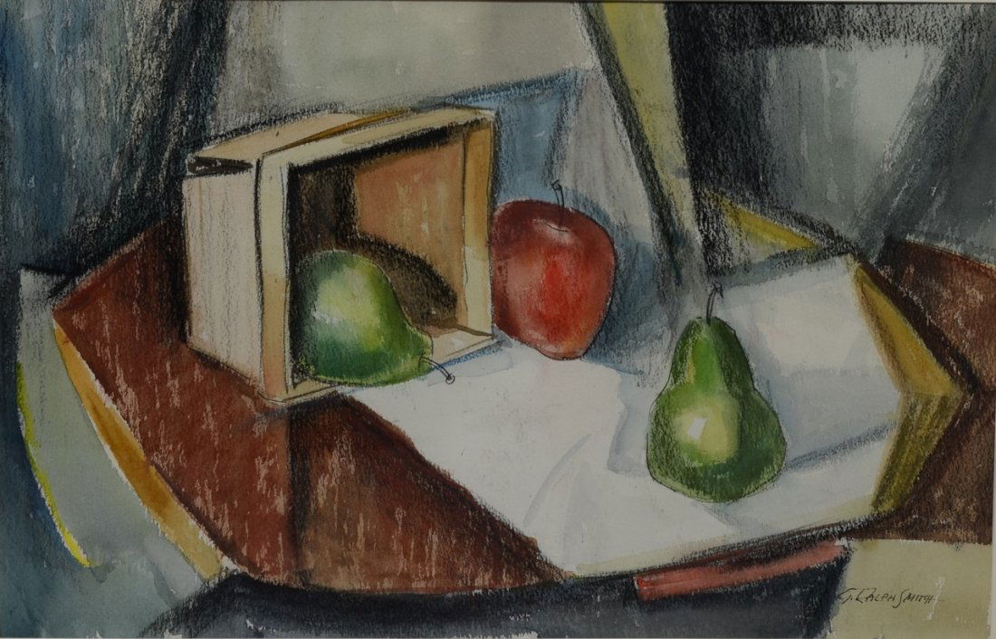 G Ralph Smith (American, PA, 1907-2007), watercolor, (1 of 2)