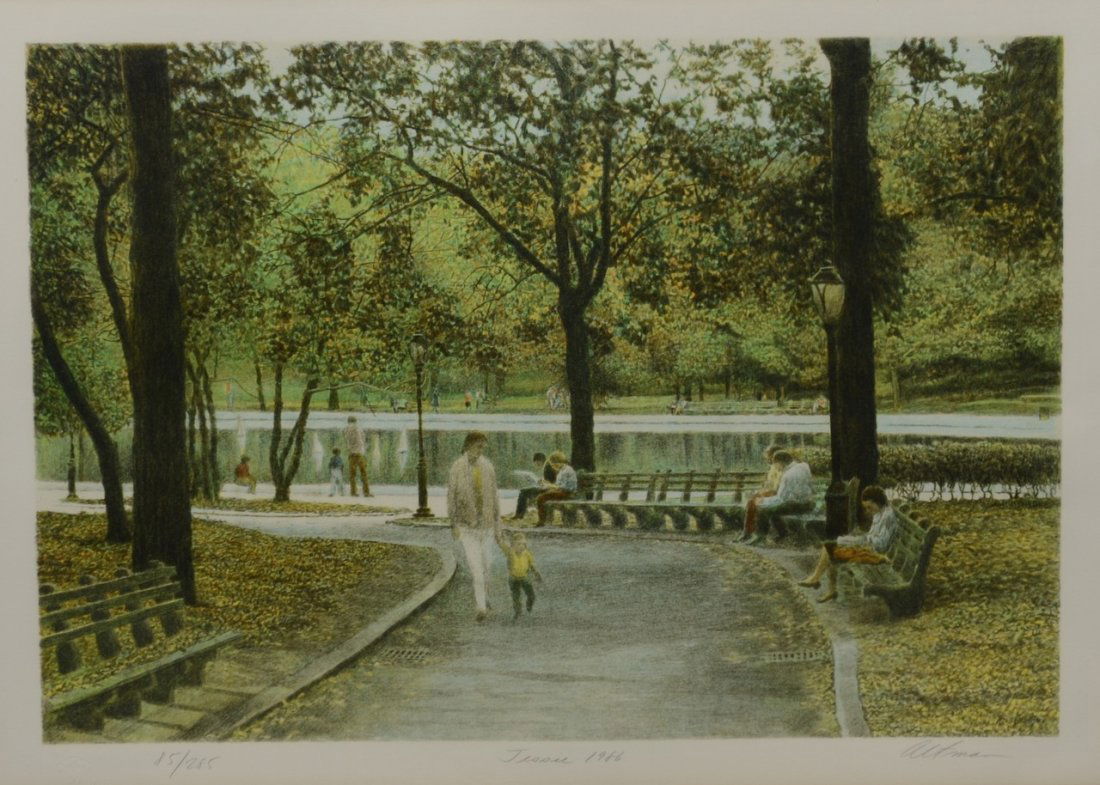 Harold Altman (American, b 1924), lithograph, Jessie,: Harold Altman (American, b 1924), lithograph, Jessie, 1986, edition 85/285, pencil signed lower right, 18-5/8" x 26-1/4" x 28-1/2" x 36-1/4" overall