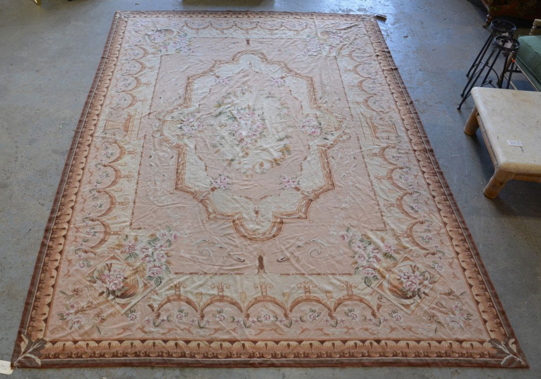 9'9" x 13'2" Aubusson style carpet (1 of 2)