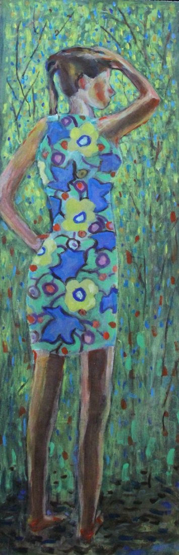 Helena Beacham (American, PA, 1900-1994), oil on board, (1 of 1)