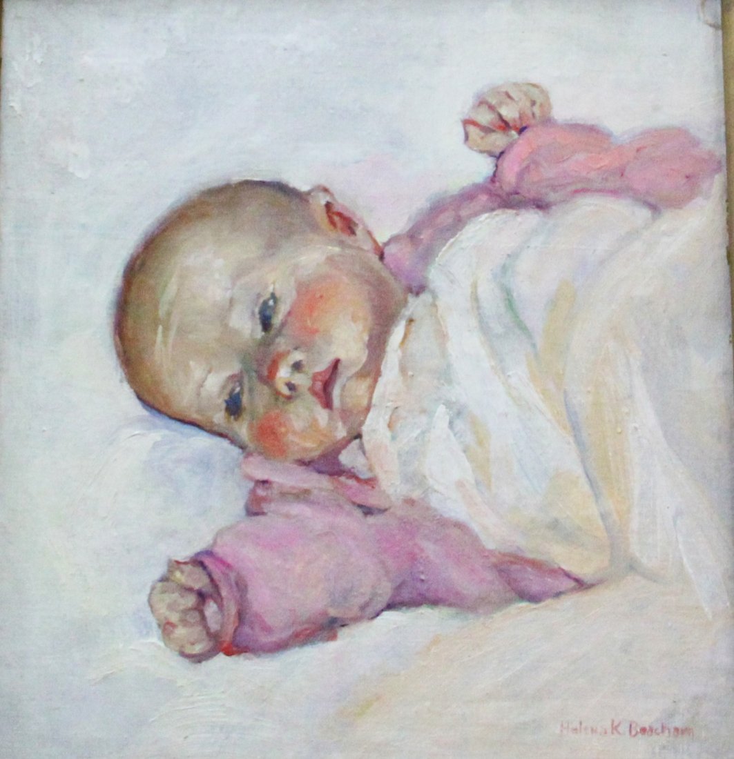 Helena Beacham (American, PA, 1900-1994), oil on canvas (1 of 1)