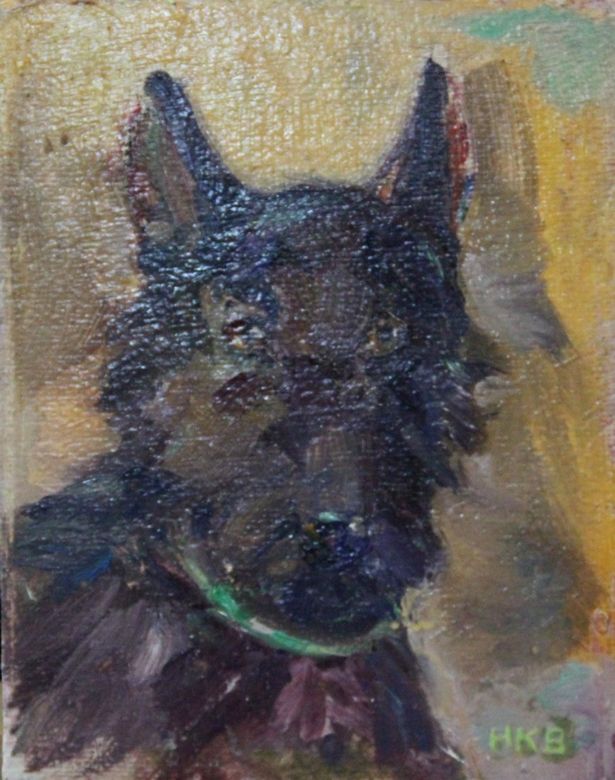 Helena Beacham (American, PA, 1900-1994), oil on board, (1 of 1)