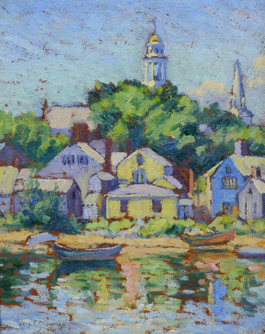 Vera Chapman (American, 1889-1978), oil on board, View (1 of 3)