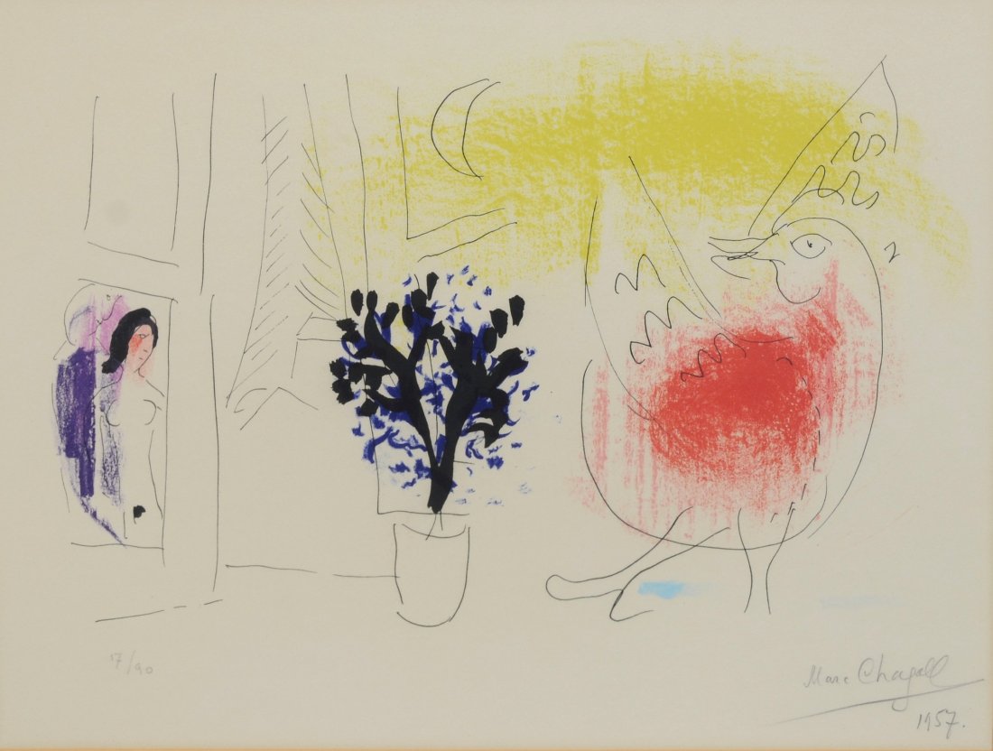 Marc Chagall (Russian/French, 1887-1985), lithograph, (1 of 3)