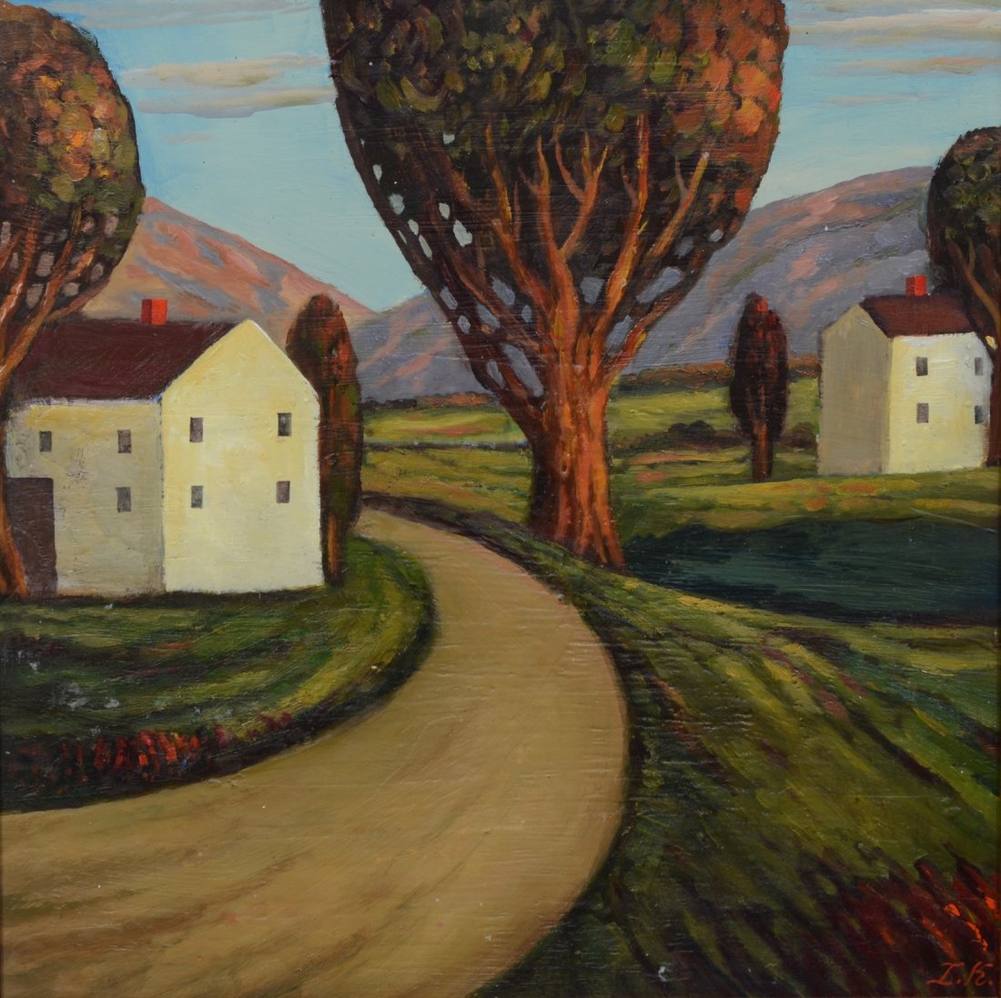 Irina Koulikov (Uzbek, 20th Century), acrylic on board, (1 of 3)