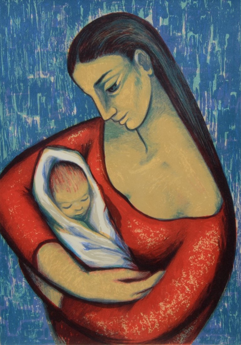 Maria Josefa Colom (Spanish, b 1927), lithograph, (1 of 3)