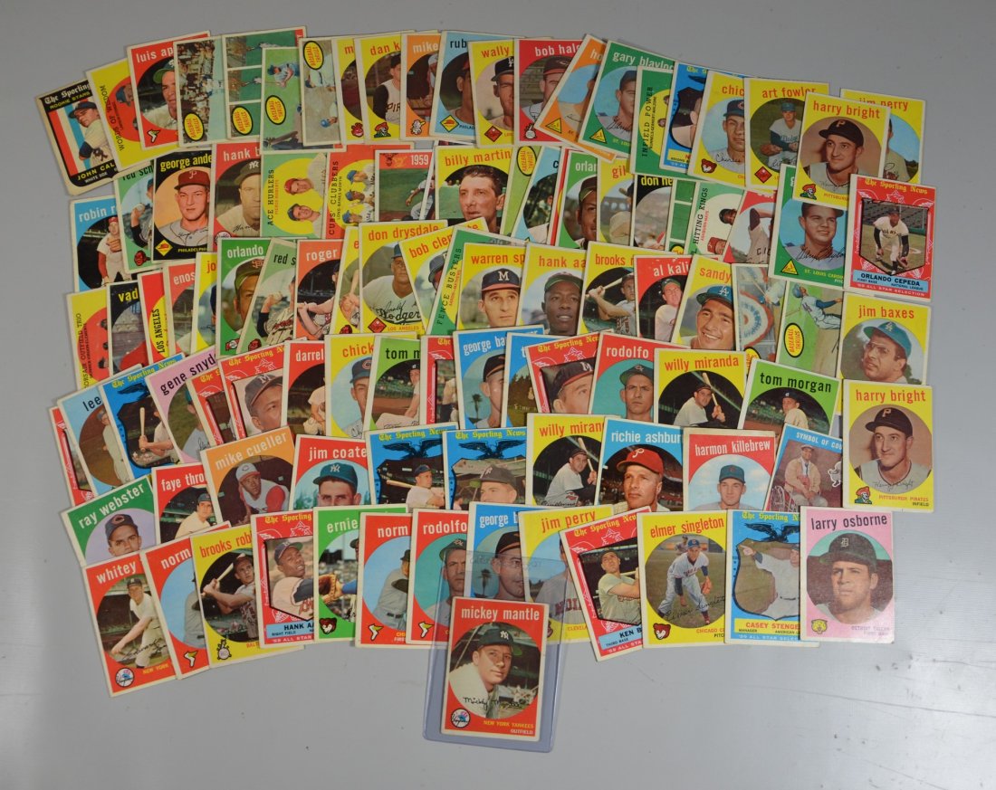 (100+) 1959 Topps Baseball Cards(VG-VG+), Notables (1 of 2)