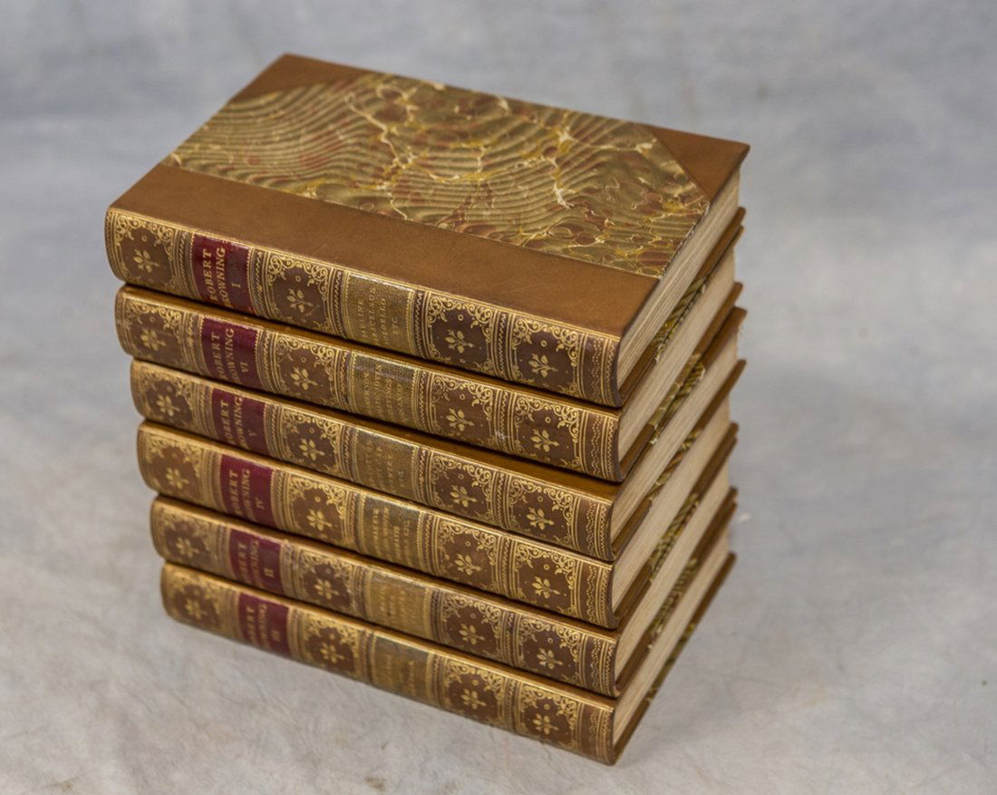 Browning, Robert, Work, Boston, no date, 6 volumes, 3/4 (1 of 1)
