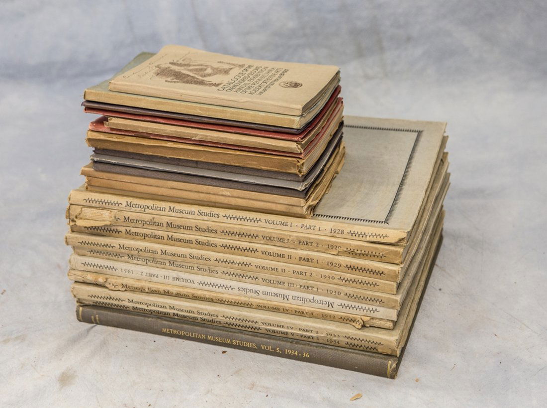 Art Reference, 26 Volumes: Metropolitan Museum Studies, (1 of 2)