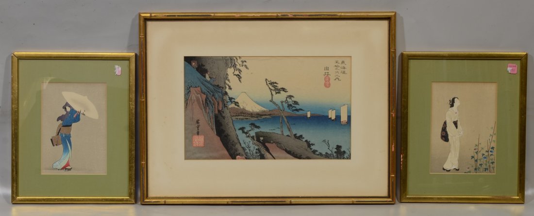 (3) Japanese School (19th/20th Century), color blocks: (1 of 1)