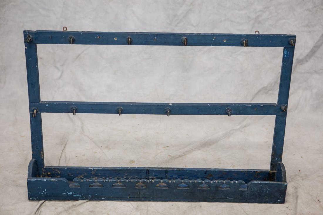 Herb Drying Rack in Blue, 25"x39": Herb Drying Rack in Blue, 25"x39"