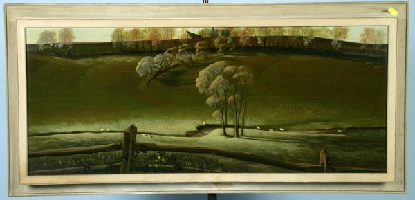 Barclay Rubincam, American, 1920-78, Rural Landsca