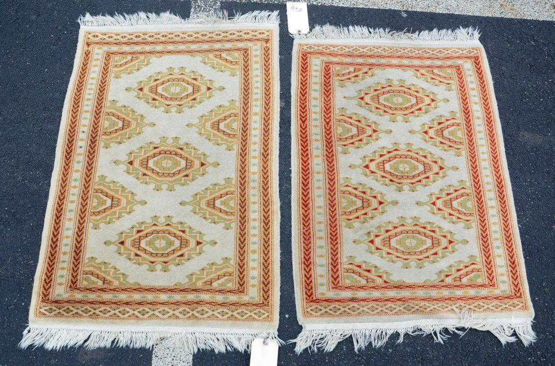 (2) Turkish Carpets, 2' x 3' (1 of 2)