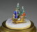 Modern Theo Faberge gilt and enameled crystal and - 2