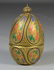 Modern Theo Faberge gilt and enameled crystal and - 3
