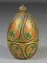 Modern Theo Faberge gilt and enameled crystal and - 5
