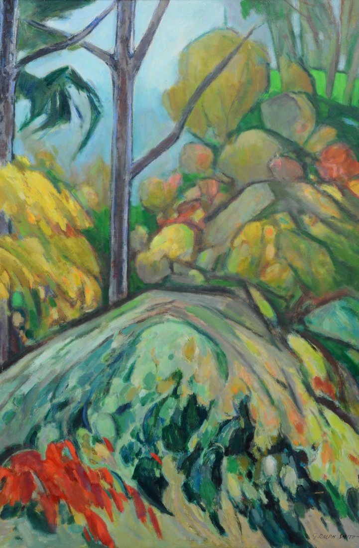 G Ralph Smith (American, PA, 1907-2007), oil on (1 of 2)
