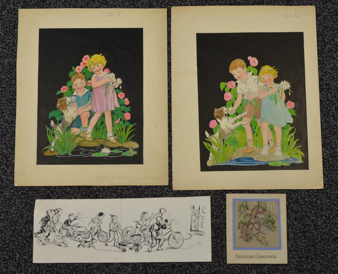 (4) Katharine Richardson Wireman (American, PA, (1 of 3)