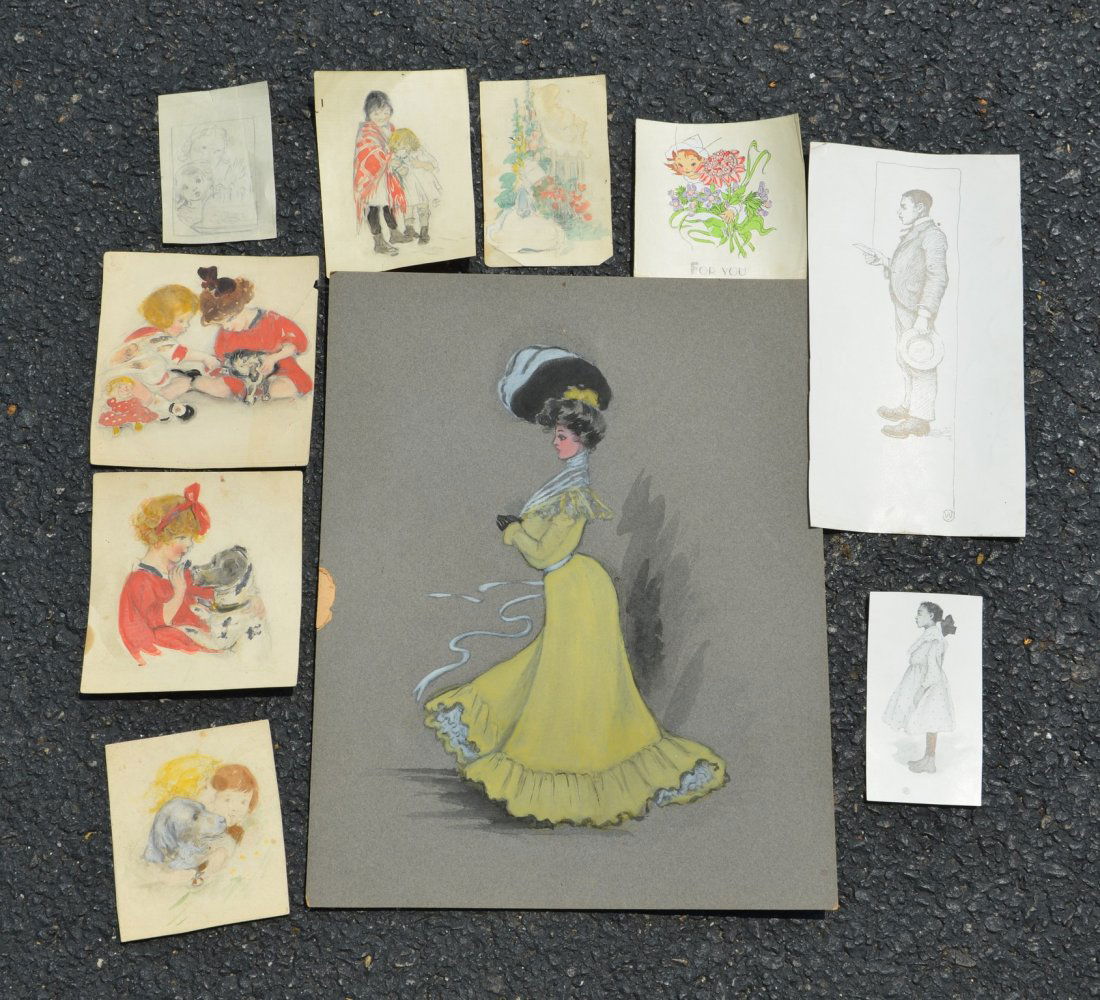 Eugenie Wireman (American, PA, 1899-1961), lot of (1 of 2)