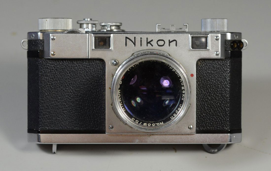 Nikon S viewfinder 35mm camera, SN 6115239, with Nikkor (1 of 5)