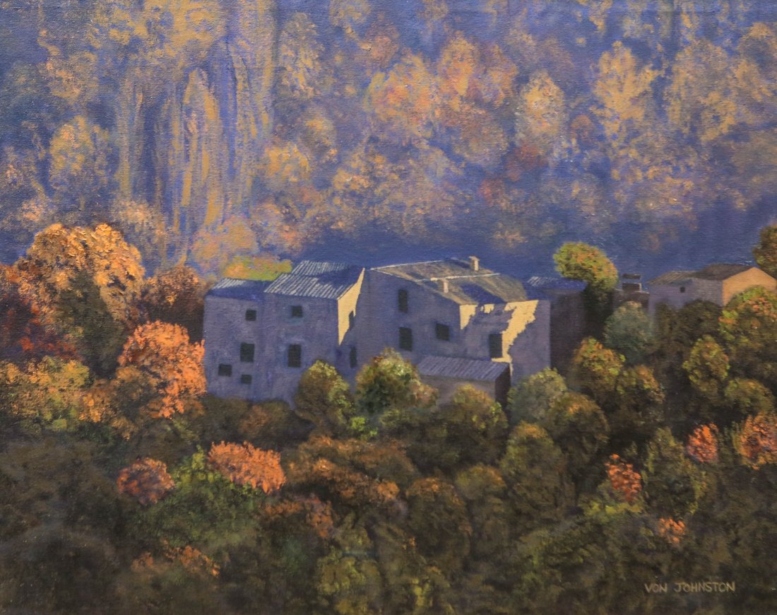 Heidi Von Johnston (Continental, 20th Century), acrylic (1 of 4)