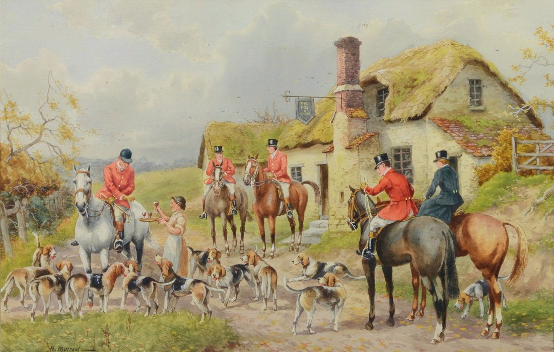 Henry Murray (British, 20th Century), watercolor, (1 of 3)